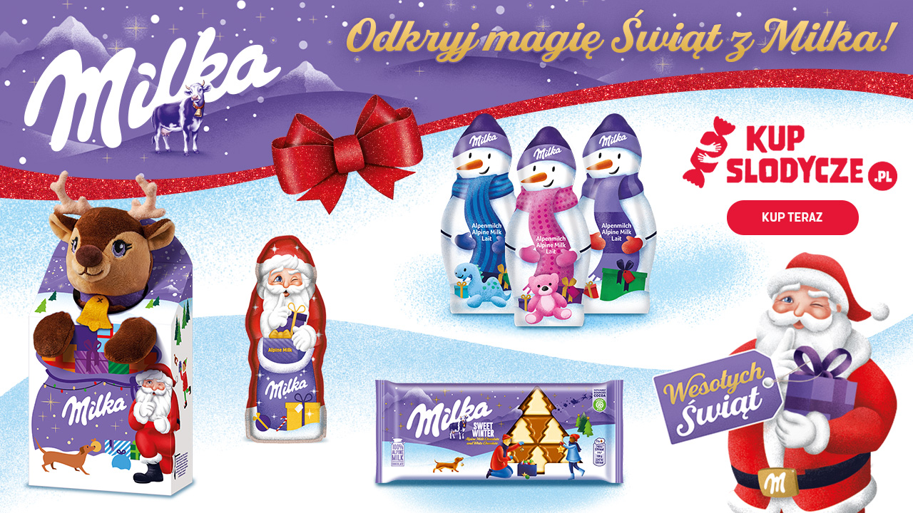 Odkryj magię Świąt z Milka!